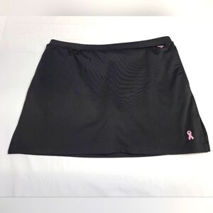 Izod Black Breast Cancer Awareness Golf Skort Size Medium